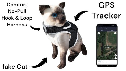 Waterproof Collar Pet Tracker Realtime GSM GPRS Tracking + Buckle Clip Size:XS