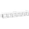 Dog Kennel Black Steel
