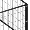 Dog Kennel Black Steel